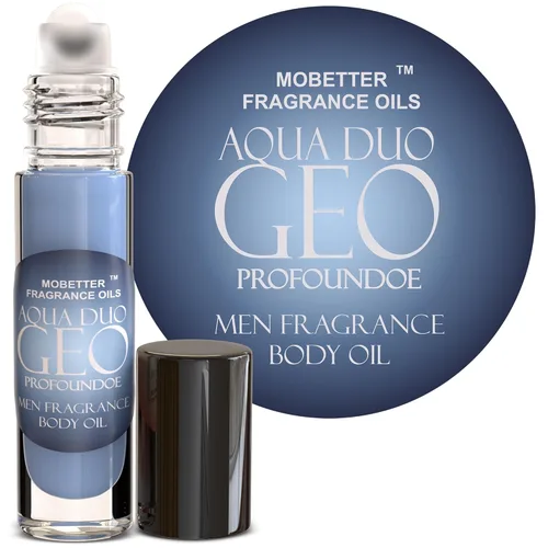 Miniatura 8 de MOBETTER FRAGRANCE OILS Acqua Duo Geo Cologne Aceite Corporal para Hombre (presentación en bolita, 0.33 onzas)