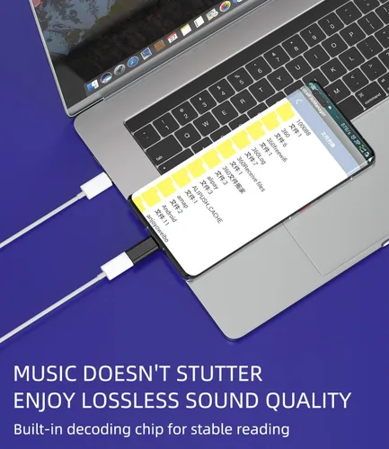 Miniatura 6 de zoyuzan Adaptador de cable de carga USB C macho a Lightning hembra, paquete de 3 unidades para iPhone compatible con Galaxy Note S10 S20 S21 S22 S23