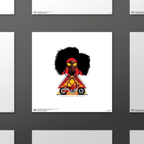 Miniatura 2 de Trends International Gallery Pops Spider-Man: Across the Spider-Verse - Póster de pared con retrato de Jessica Drew, 12.00 x 12.00 pulgadas, versión