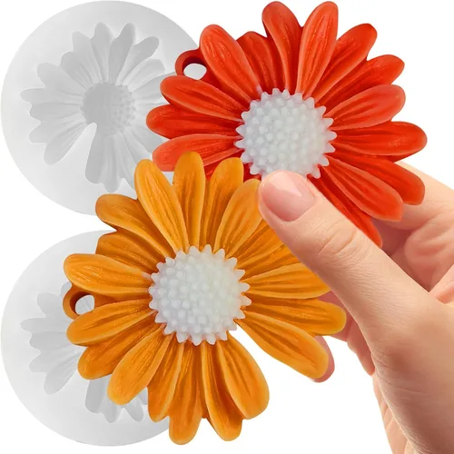 Miniatura 8 de Moldes de Flores Molde Cilíndrico de Resina para Flores - Moldes de Silicona para Fundición de Resina para Decoración del Hogar y Fabricación
