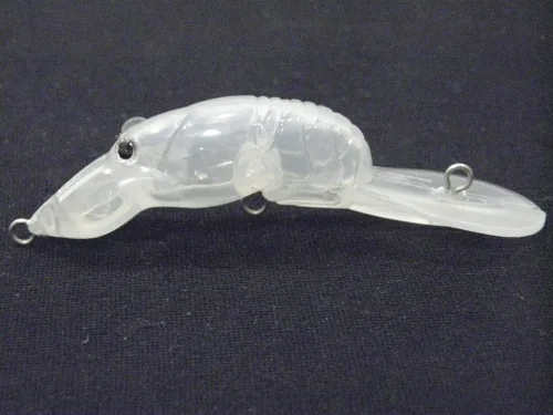 Miniatura 14 de 10 Señuelo en Blanco sin Pintar Minnow Crankbait de Agua Superior sin Labios Jerkbait Señuelos de Pesca UPM760P10