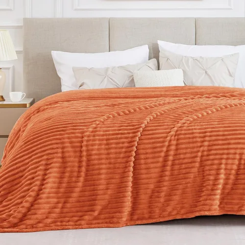 Miniatura 73 de BEDELITE Manta de forro polar para sofá, 10.58 oz/m², suave y cálida, manta acuática esponjosa, manta decorativa y de regalo para mujeres, hombres