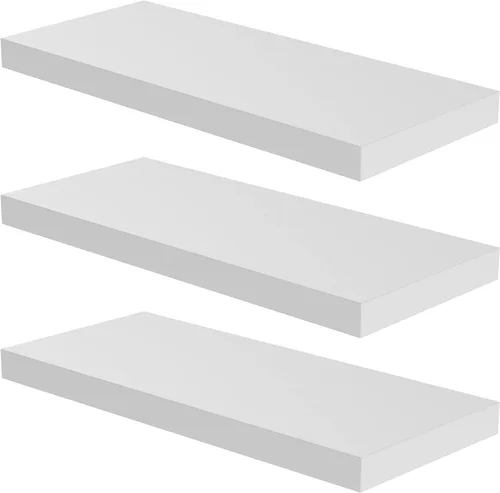 Estante Flotante, Juego de 3 Estantes de Pared, 36 pulgadas de ancho x 12.75 pulgadas de profundidad x 2 pulgadas de alto, Estante Flotante de Pared