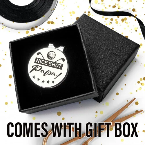 Miniatura 3 de QVUXZ Papa Dad Golf Ball Marker Gifts, Dad Grandpa Golfing Gifts from Daughter Son Kids, Golf Birthday Fathers Day for Dad Grandpa, Grandpa Dad