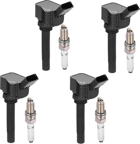 Miniatura 58 de BDFHYK Paquete de bobinas de encendido UF529 y bujías de iridio 4644 compatibles con Audi A3 A4 Allroad Quattro A5 Quattro Q5 TT Quattro Volkswagen