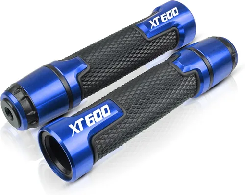 Miniatura 13 de Para Yamaha XT 660 XT660X XT660R XT660Z 2004-2021 Agarres de manillar de motocicleta 7/8 pulgadas 0.866 in antideslizantes de goma Tapones Tapones