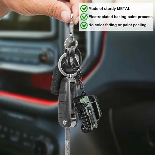Miniatura 2 de Llavero para Bronco Sport, Llavero de Coche Compatible con Bronco Sport 2021 2022 2023 2024 4 puertas Accesorios de Llavero Funda para Llave