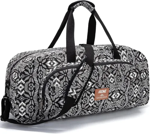Miniatura 8 de AROME Bolsa para esterilla de yoga para mujeres y hombres, bolsa de yoga grande de lona para 1/4 pulgadas, 1/3 pulgadas, 2/5 pulgadas, 1/2 pulgadas