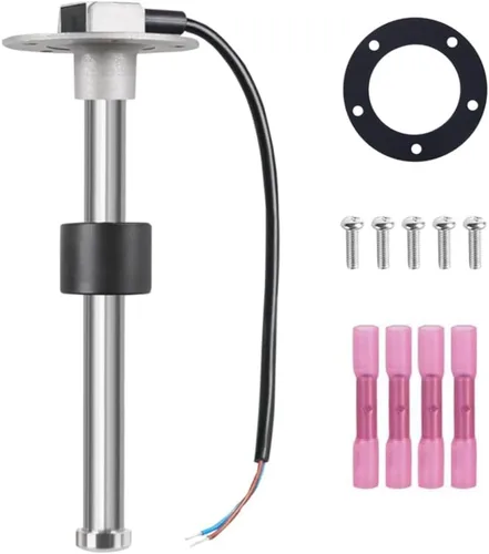 Miniatura 16 de Fuel Sender Marine - Unidad de envío de tanque de combustible de 17 pulgadas (430mm), flotador de acero inoxidable, unidad de envío de nivel