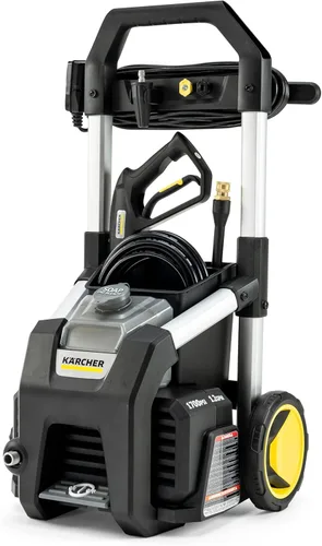 Miniatura 8 de Kärcher Lavadora a presión K1900PS, certificado CETA, 3 boquillas de pulverización, tanque de detergente, para automóviles, calzadas, Amarillo