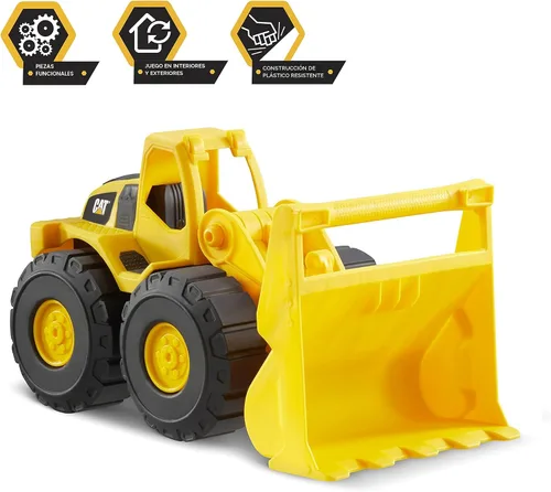 Miniatura 3 de Juego de juguetes de construcción CAT, paquete de 2 camiones de juguete de flota de construcción de 10" con piezas articuladas, divertido y duradero