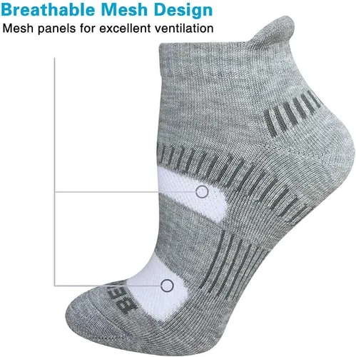 Miniatura 4 de BERING Women's Performance Athletic Ankle Running Socks (6 Pack)