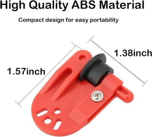Miniatura 2 de 4 unids Cepilladora Zams Pro Release Clips Pesca en línea Clip lateral para Aparejos de pesca en alta mar Trolling Downrigger Clips Rojo