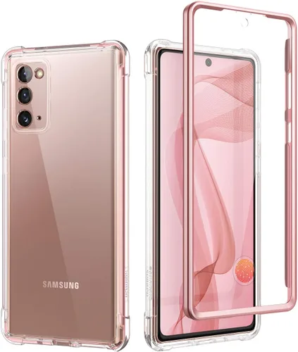 Miniatura 9 de SURITCH Funda transparente para Samsung Galaxy Note 20 (solamente) de 6.7 pulgadas, [protector de pantalla integrado], protección de cuerpo