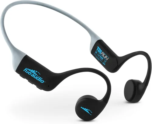 H2O Audio TRI Run Auriculares de conducción ósea abierta. Auriculares multideportivos a prueba de sudor para correr, ciclismo y remo. Auriculares