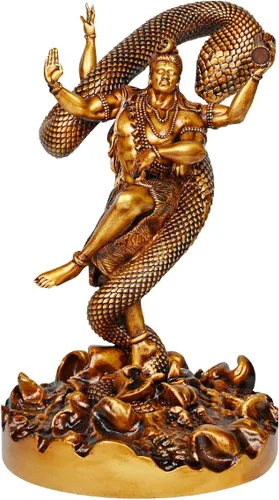 Miniatura 2 de Artarium Vighnaharta - Estatua de Ganesha de 9 pulgadas, ídolo de Ganesha, Dios hindú Ganpati Murti para templo del hogar, decoración de habitación