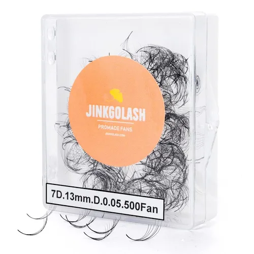 Miniatura 16 de 500 extensiones de pestañas Promade de 3D a 16D, abanicos de pestañas sueltas de 0.03/0.05/0.003 in de grosor, pestañas rizadas C D, longitud