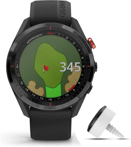 Miniatura 2 de Garmin Approach S62, reloj GPS de golf premium, organizador virtual incorporado Negro (Black Bundle)