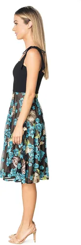Miniatura 2 de Dress the Population Vestido midi acampanado y ajustado Rosario para mujer