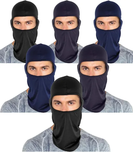 Miniatura 2 de 6 Pieces UV Sun Protection Cooling Bandana Men Balaclava Full Face Covering Neck Gaiter Scarf Hood Outdoor Cycling Running