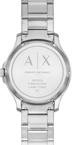 Miniatura 2 de AX Armani Exchange Men's Automatic Self-Winding Watch with Leather, Silicone, or Stainless Steel Band