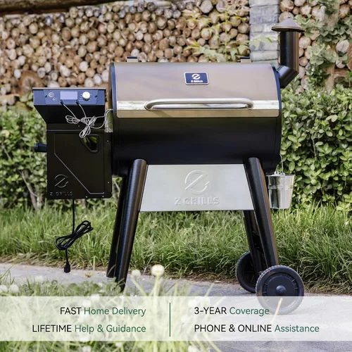Miniatura 3 de Z GRILLS Parrilla de pellets de madera 2026 de 200 A, ahumador de pellets con controlador PID V3.0, sondas de carne, área de cocción de 202 pulgadas