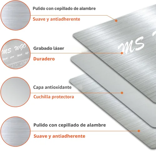 Miniatura 3 de Raspador/Cortador/Picador de Masa Pro Dough para Pastelería de Acero Inoxidable Pulido Espejo con Escala de Medición Multiusos - Pastel, Cortador