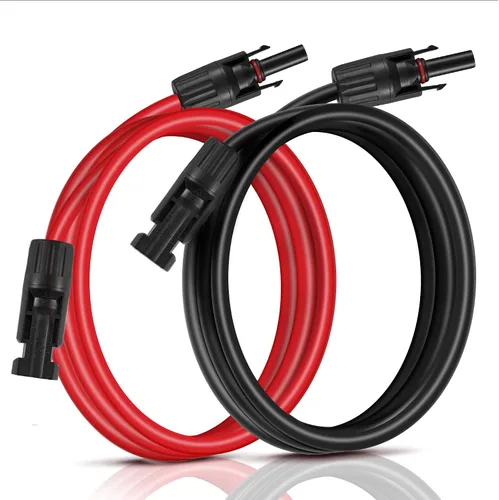 Miniatura 9 de Cable de extensión solar de 20 pies, cable de panel solar de 10 AWG de conexión profesional conectores hembra y macho, alambre de cobre estañado