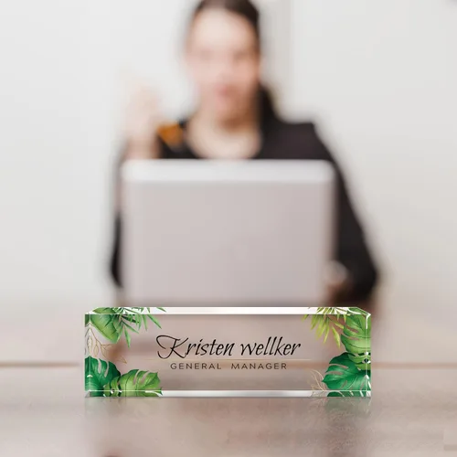Miniatura 6 de Placa de nombre personalizada para escritorio, placa de nombre de escritorio personalizada, regalos de agradecimiento a los empleados, accesorios