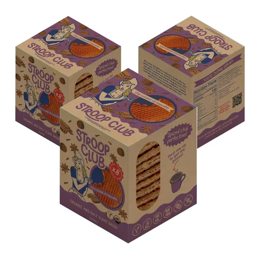 Miniatura 11 de Stroop Club Stroopwafel de Caramelo Orgánico Infusionado con Chai Indulgencia Vegana, a Base de Plantas y Aprobada por los Holandeses - 24