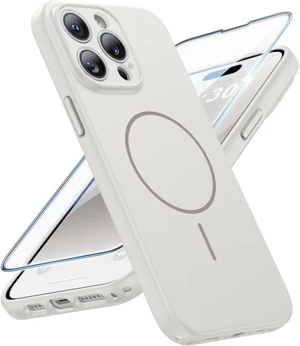 Miniatura 76 de FNTCASE Funda para iPhone 14 Pro Max color azul: [compatible con Magsafe] Funda magnética mate sólida con [protección completa de la cámara]