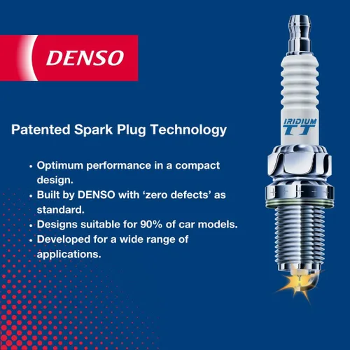 Miniatura 5 de Denso (4704) IKH20TT Bujía de encendido Iridium TT (1 unidad)