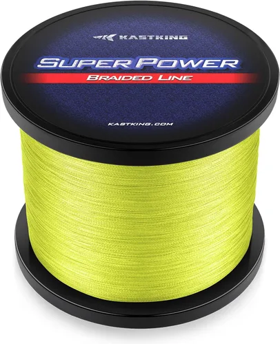 KastKing Hilo de pescar trenzado superpotente –Sedales trenzados resistentes a la abrasión –Superlínea increíble – Cero estiramiento – Pequeño