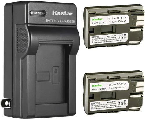 Miniatura 7 de Kastar Cargador de pared AC compatible con cámaras Canon ZR60 ZR65MC ZR70MC ZR80 ZR85 ZR85MC ZR90 ZR90MC PV130 EOS Rebel DS6041, Canon Battery Grip