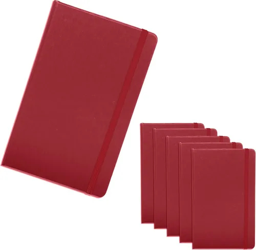 Miniatura 9 de DISCOUNT PROMOS Diarios personalizados de tapa dura con banda elástica de colores, paquete a granel personalizado, perfecto para la escuela
