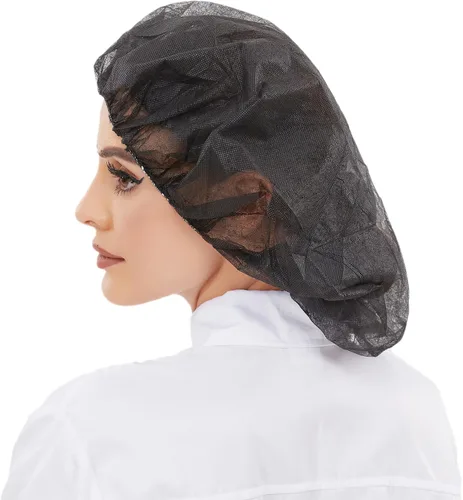 Miniatura 3 de ZMDREAM Hair Nets Disposable Bouffant Cap for Food Service Beauty Latex Free Negro