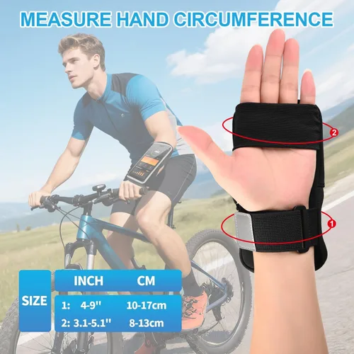 Miniatura 3 de Soporte para teléfono para correr, pulseras Frearm Band de hasta 6.9 pulgadas, brazalete de teléfono celular para iPhone 16 15 14 13 12 11 Pro Max