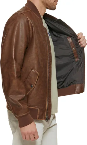 Miniatura 5 de Chaqueta universitaria bomber de piel sintética Levi's para hombre
