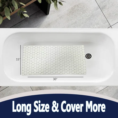 Miniatura 3 de SafeLand - Tapete antideslizante para baño, ducha, bañera, material TPR, ecológico, sin PVC, lavable a máquina, sin olor, con potentes ventosas