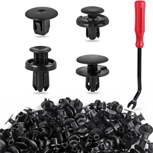UNIGT Kit de Clips de Retención de Empuje Surtidos con 4 Tamaños Compatible Honda Acura Accord Civic Forro de Guardabarros Parachoques Reemplazo