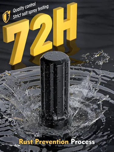 Miniatura 3 de MIKKUPPA 32 tuercas de rueda 9/16-18 – Repuesto para rueda de mercado secundario Dodge Ram 1500 2500 3500 2002-2010, hexagonal de 3/4", 2" de alto