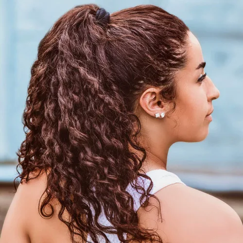 Miniatura 3 de Burlybands Lazos Grandes para Cabello para Cabello Grueso, Pesado o Rizado - Antideslizantes, Sin Daño, Coleteros Sin Costuras para Cola de Caballo