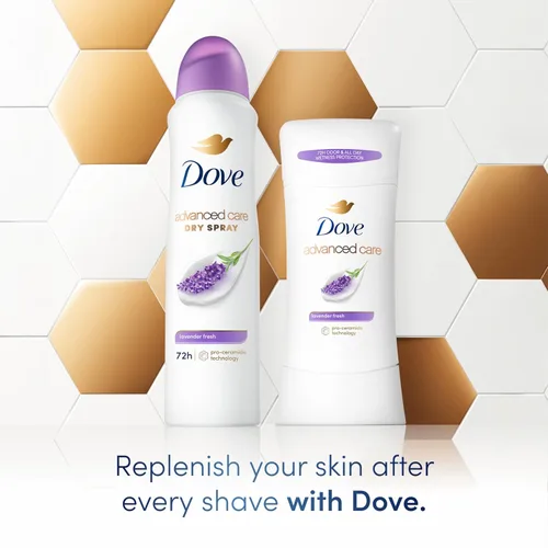 Miniatura 4 de Dove Advanced Care - Desodorante antitranspirante en barra Lavanda Fresca 4 unidades para ayudar a reparar la barrera de la piel, control del olor