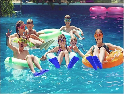 Miniatura 5 de Zapatos de rana de silicona, aletas cortas antideslizantes suaves para entrenamiento de natación, adecuados tanto para hombres como para mujeres