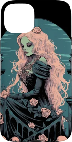 Miniatura 9 de Funda para iPhone 13 Pro Gothic Girl Pastel Goth Wiccan Pagan Anime Nu Goth Grunge