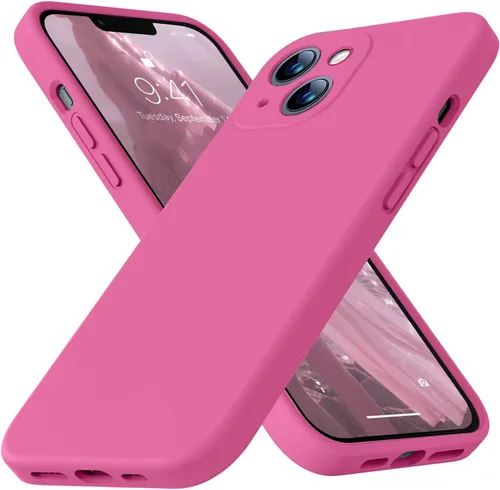 Miniatura 76 de Funda compatible con iPhone 13 de 6.1 pulgadas, de silicona líquida premium [forro de microfibra suave antiarañazos], goma de gel, protección Uva