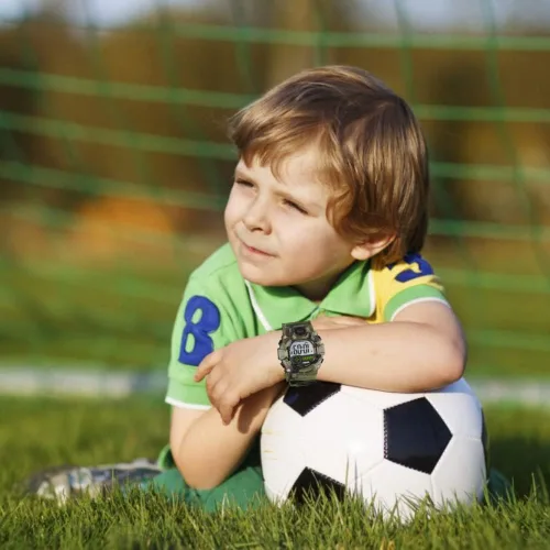 Miniatura 2 de CakCity Boys Camouflage LED Sports Kids Watch Waterproof Digital Electronic Military Wrist Watches for Kids with Silicone Band Alarm Stopwatch