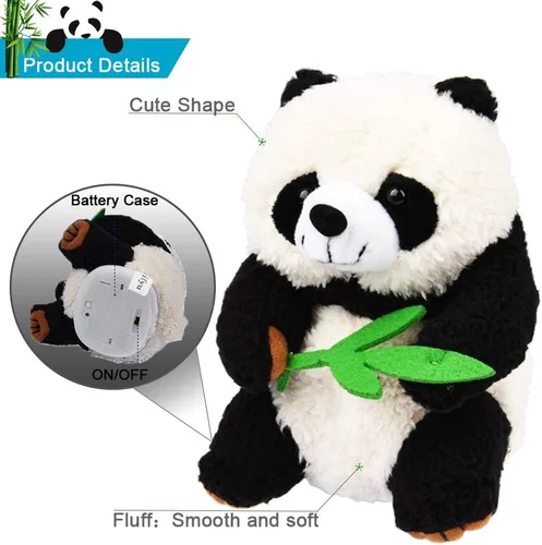 Miniatura 3 de Panda Parlante, Repite Lo Que Dices Juguete de Peluche Animal Compañero Panda para Niños y Niñas Regalo Infantil