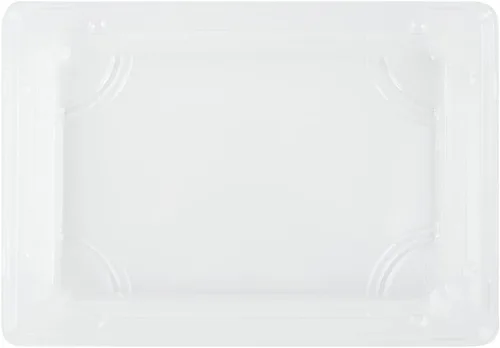 Miniatura 12 de Restaurantware Solo tapas: tapas de plástico Foil Lux para bandeja mediana de sushi 100 tapas rectangulares para platos de bagazo - Bandejas se