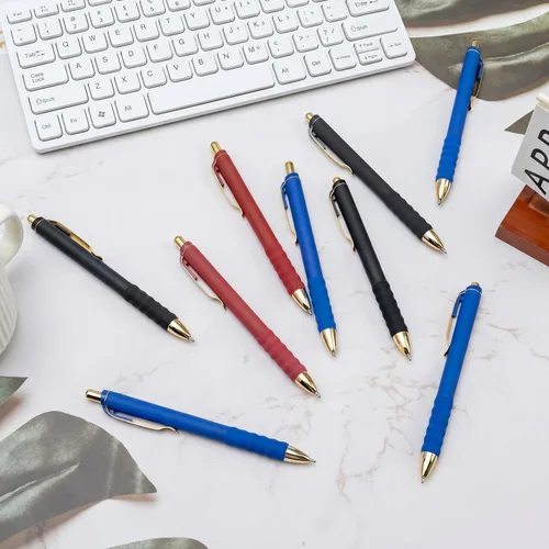 Miniatura 6 de Linbsunne Bolígrafos de punta media de 0.039 in con agarre súper suave para hombres y mujeres, bolígrafos retráctiles